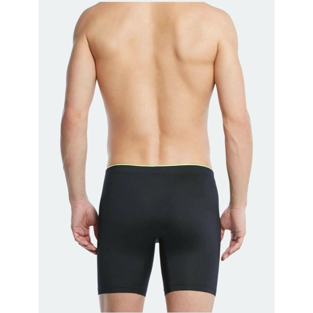 NIB $30 2(X)IST [ Medium ] Sliq Micro Sliq Long Leg Boxer Brief in‎ Black Green - Picture 16 of 16